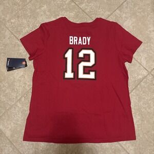 Tampa Bay Buccaneers Tom Brady Women's V-neck Size XL